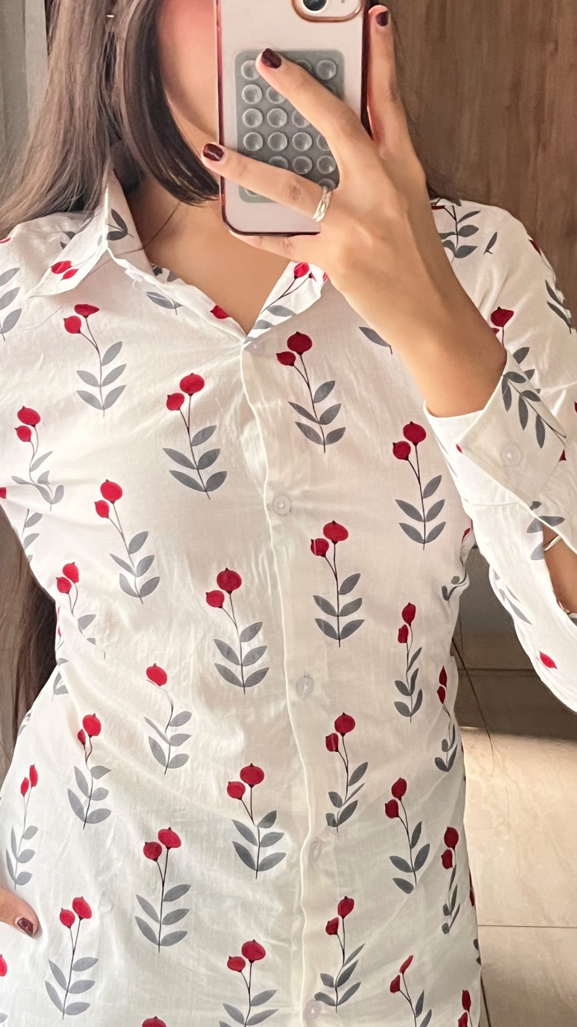 Cherry Corset Shirt