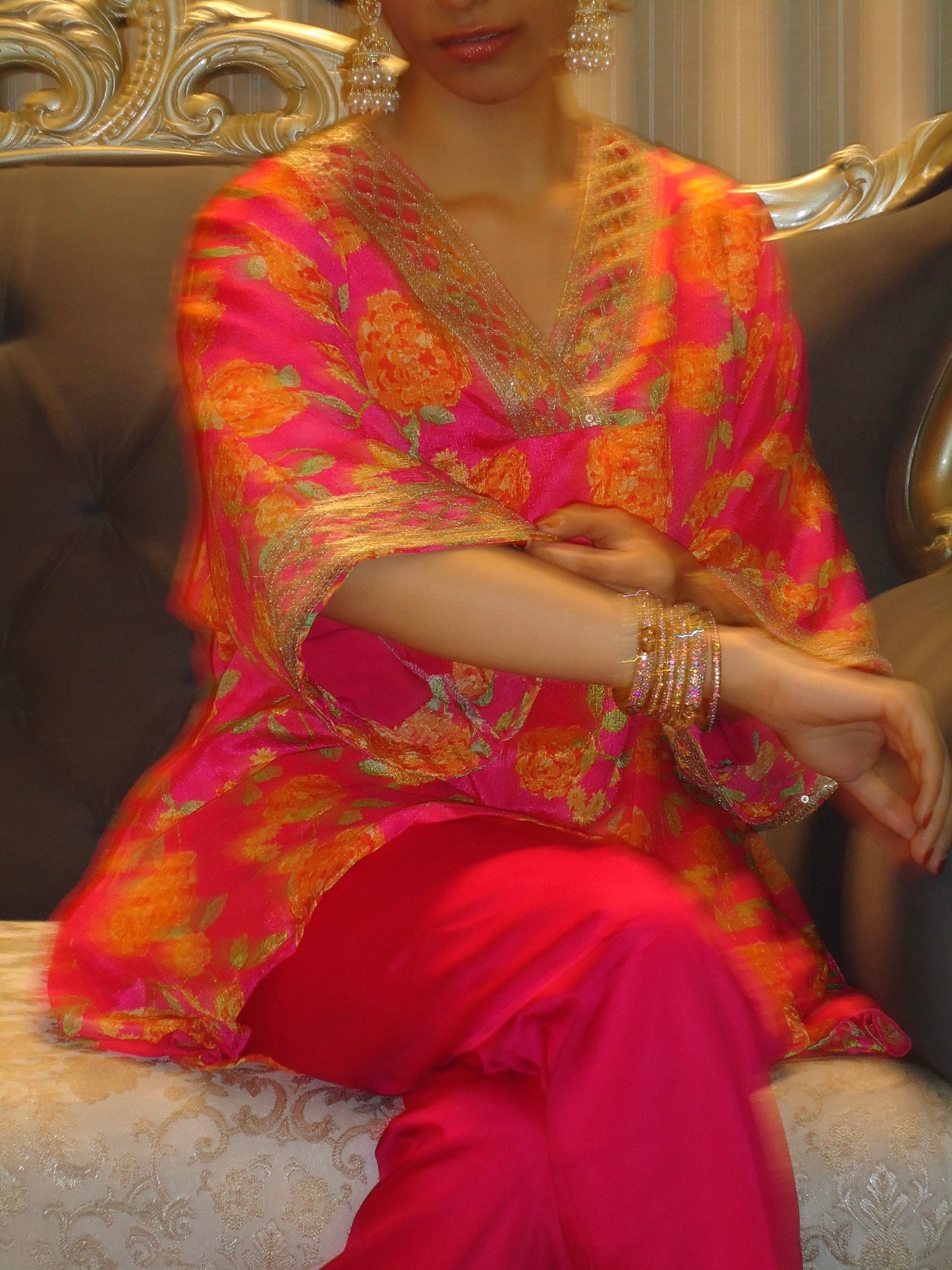 Gulabi Genda Coord Set