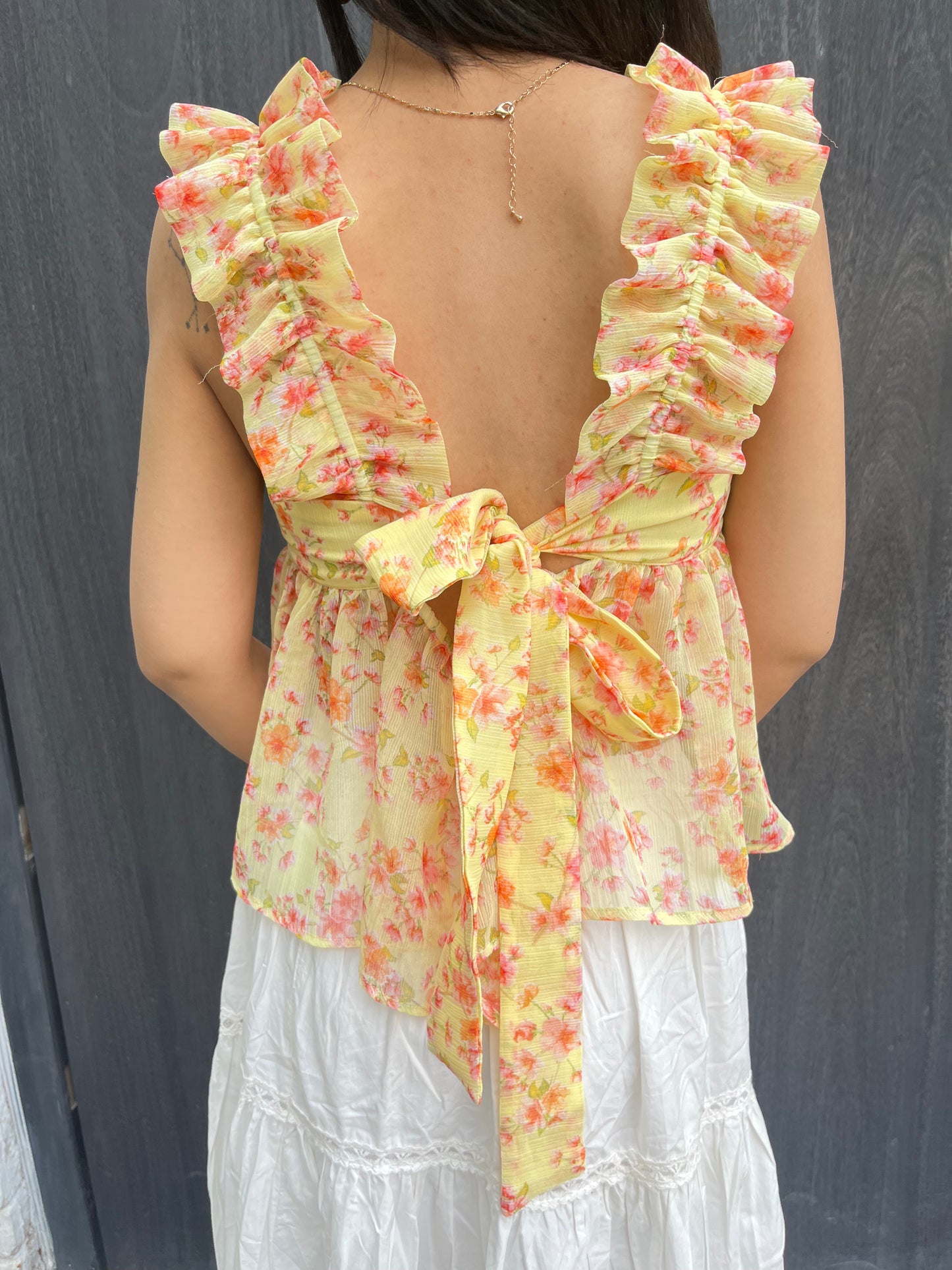 June Ruffled Top