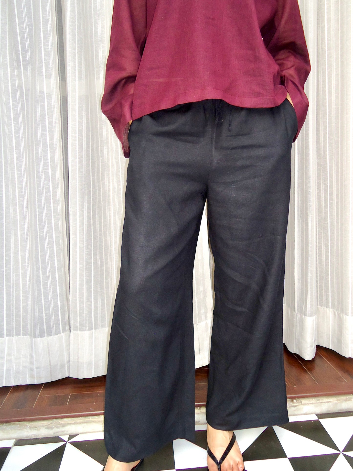 Black Linen Pants
