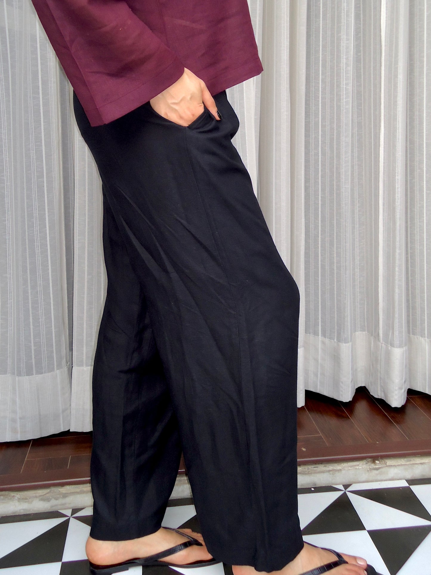 Black Linen Pants