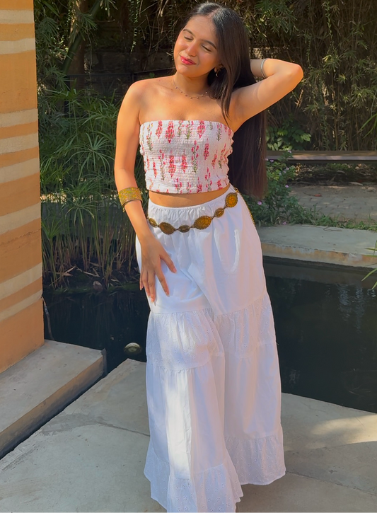 Pink and White Tube