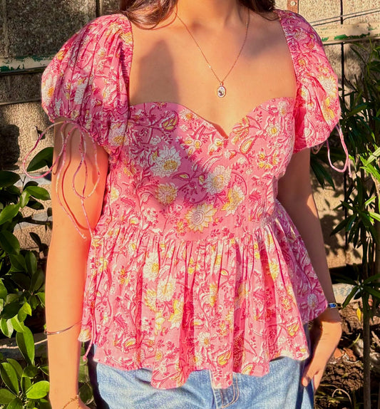 Blush pink top