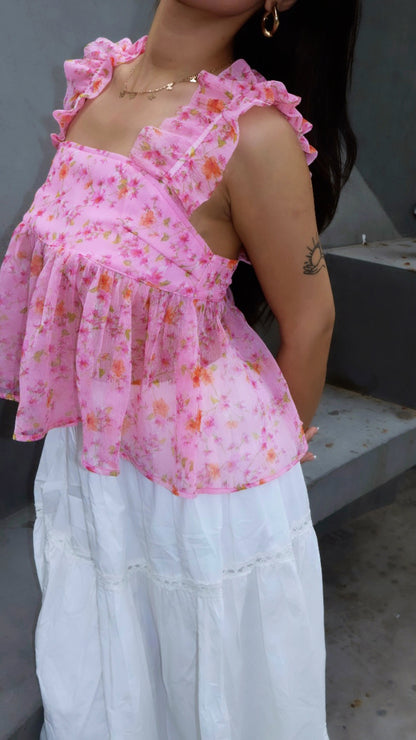 Petal Ruffled Top